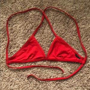 Red Jolyn Triangle Top